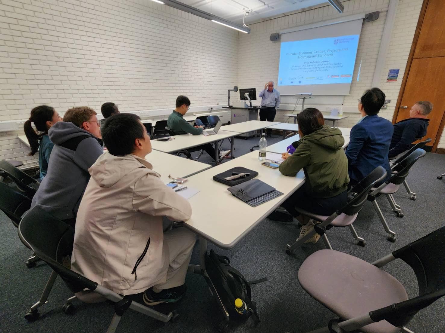 Meeting with staff and research students from the School of Architecture, Building, and Civil Engineering (ABCE) at Loughborough University