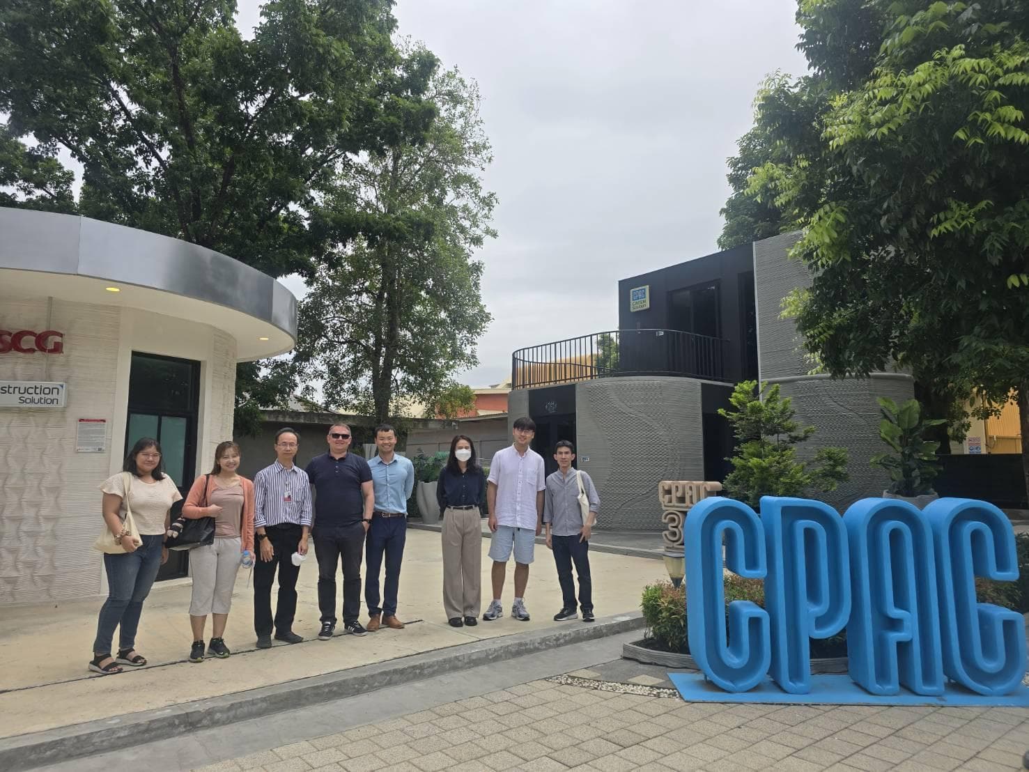 Site visit at Siam Cement Group (SCG) 3D Concrete Printing Facility
